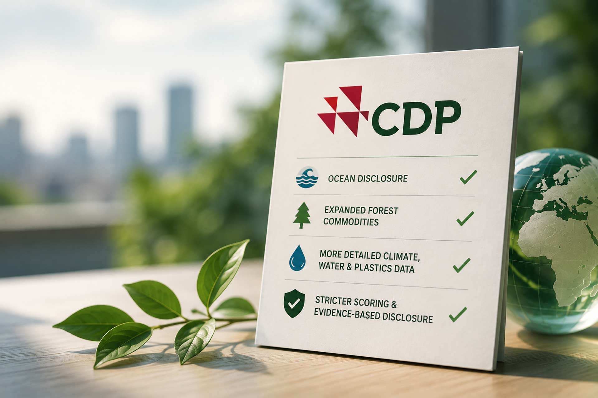 CDP 2026 Raises the Bar for Environmental Disclosure